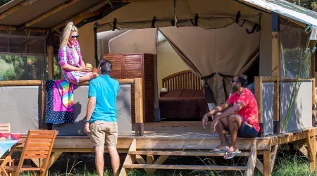 Hébergement du camping Mimizan Plage